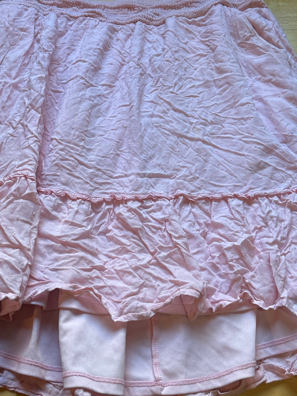 torrid Light Pink Tiered Skater Skirt